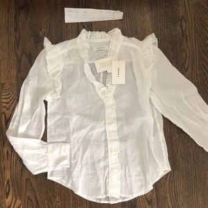 NWT! Frame Lauren L/S top